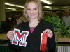 Megan with Letter and Ribbons