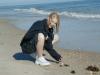 Megan collecting shells - SGI NP - 7