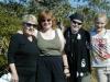 Bonnie, Monica, Katy, and Megan - beach hike - Thanksgiving day