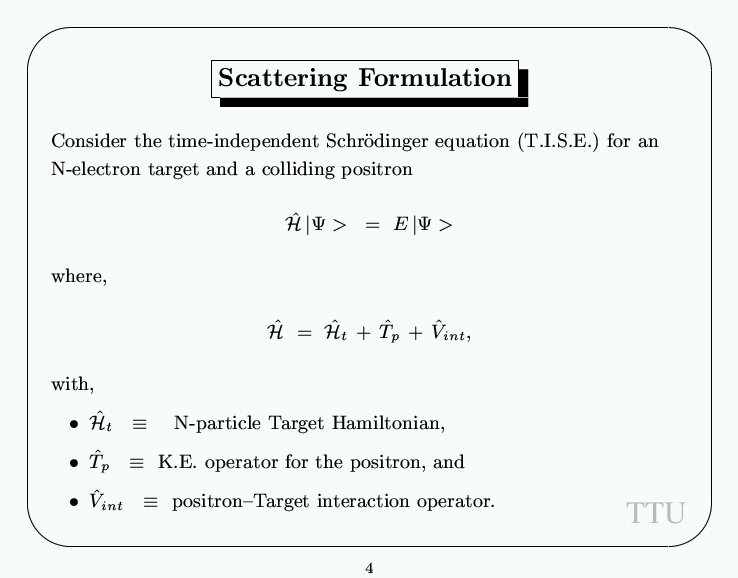 Scattering Formulation -- Slide 4